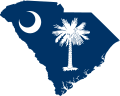 Flag-map of South Carolina.svg