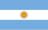 Die Flagge Argentiniens