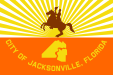 Flag of Jacksonville, Florida, USA