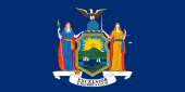 staten New York flagga