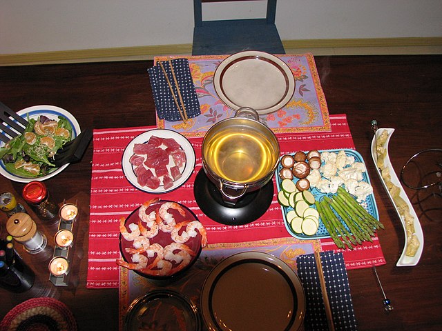 Fourchette à fondue — Wikipédia