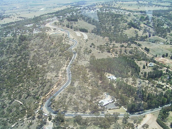 The run down the mountain, looking from Forrest's Elbow to Skyline and beyond