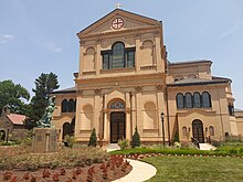 Facade of the Franciscan Monastery of the Holy Land Franciscan Monastery of the Holy Land.jpg