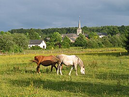 Froidfontaine, before the storm.