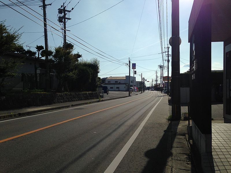 File:Fukuoka Prefectural Road No.53 near Kitano Station.jpg