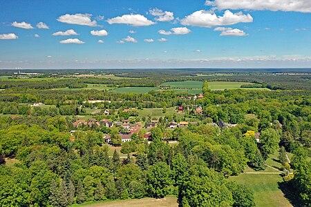 Gablenz Kromlau Aerial