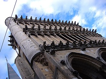 Notre Dame Church in Dijon, France
