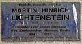 Martin Hinrich Lichtenstein, Hardenbergplatz 8, Berlin-Tiergarten, Deutschland