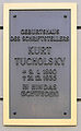 Kurt Tucholsky, Lübecker Straße 13, Berlin-Moabit, Deutschland