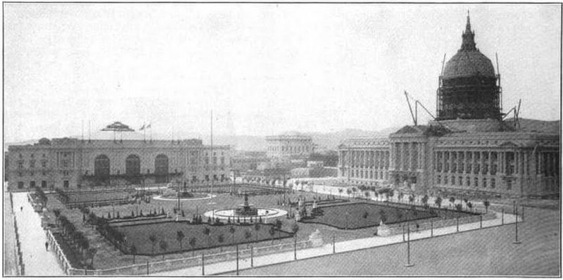 File:General View of Civic Center and New City Hall (Engineering News-Record, vol 75 no 26 p 1222 fig 2).jpg