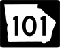 State Route 101-Markierung