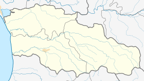 Lanchkhuti ლანჩხუთი is located in Guria