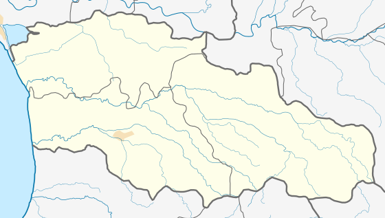 Ureki is located in Guria