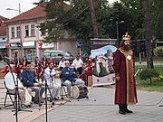 Глумац Лепомир Иваковић као кнез Лазар