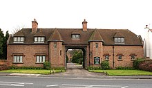 The carriage entrance facing on to Tadcaster Road, Dringhouses Goddards, Tadcaster Road - geograph.org.uk - 1090175.jpg