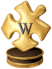 Vyznamenání za věrnost Wikipedii: Wikipedista I. třídy