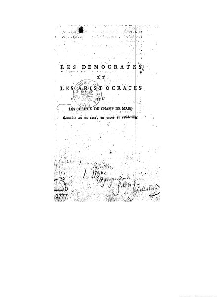 File:Gouges - Les démocrates et les aristocrates ou Les curieux du Champ de Mars.pdf