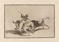 Goya - El animoso moro Gazul es el primero que lanceo toros en regla.jpg