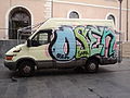 Graffiti on vans in Rome 03.JPG