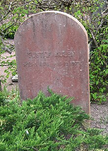 Hrob švédského biskupa a profesora gustafa aulén.jpg