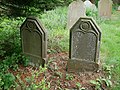 Gravestones outside the Church of Saint Nicholas, Pyrford.