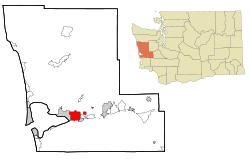 Location within گریز بندرگاہ کاؤنٹی، واشنگٹن and ریاست واشنگٹن