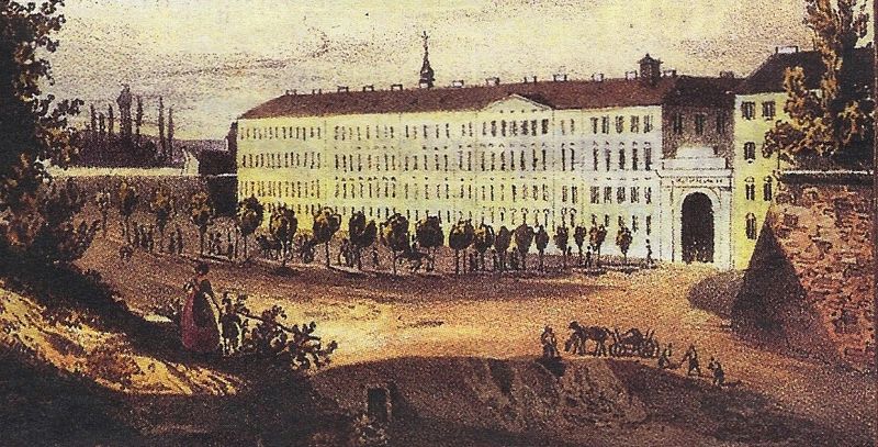 File:Graz-Franzenstor-Opernring Burggasse-Bild vor 1856.jpg