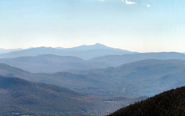 Green Mountains looking south from Jay Peak