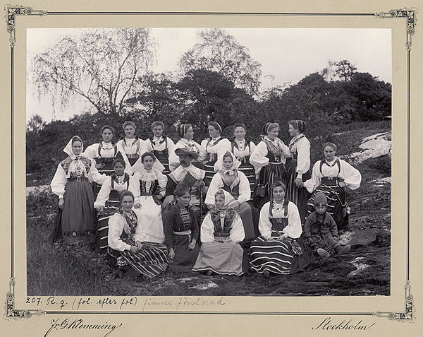 Skansen staff in 1896.