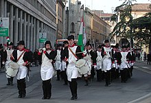 Reggio Emilia: historical reenactment of the Reggio Civic Guard Guardia civica reggio emilia 04.jpg