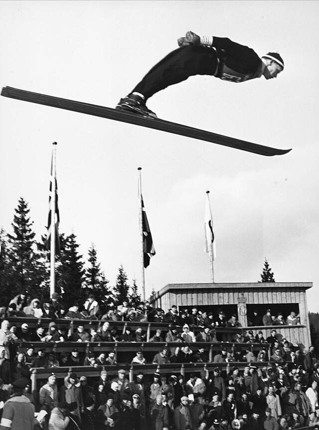 Gunder Gundersen lors du Championnat de Norvège