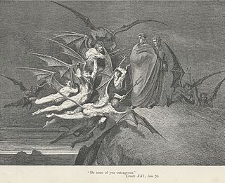 <span class="mw-page-title-main">Malacoda</span> Demon in Dantes Inferno