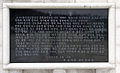 Memorial plate right side