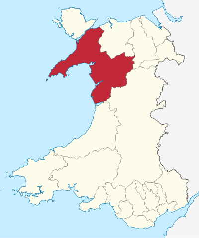 Modern-day county of Gwynedd