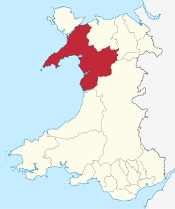 Gwynedd in Wales.svg