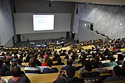 Hörsaal H02 der RWTH Aachen bei der Wissenschaftsnacht am 10.11