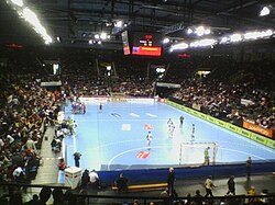 Bundesliga-Spiel gegen den THW Kiel am 16. März 2008 in der Porsche-Arena