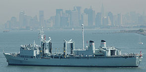 HMCS Preserver during New York fleet week 2009