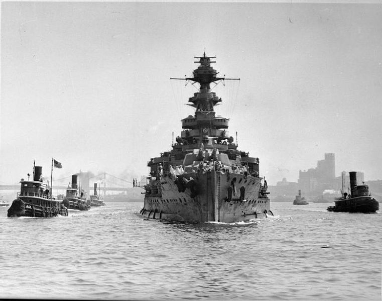 File:HMS Malaya Leaving New York Harbour After Repairs, 9 July 1941 A5444.jpg