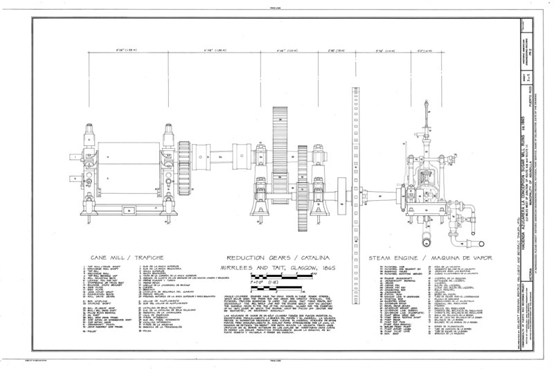 File:Hacienda Azucarera La Concepcion, Sugar Mill Ruins, .3 Mi. W. of Junction of Rts. 418 and 111, Victoria, Aguadilla Municipio, PR HAER PR,11-VICT,1A- (sheet 3 of 5).tiff