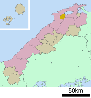 斐川町位置図