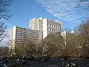 High-rise residential building, Werner Düttmann 1968–1970 in Berlin Westend on Heerstraße