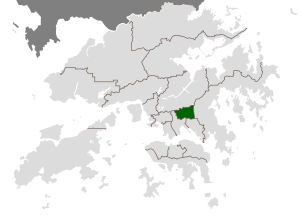 Localização de Wong Tai Sin em Hong Kong