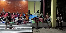 Hundreds of residents were displaced in Selayar Islands due to the quake Hundreds evacuated after a magnitude 7.4 struck Flores.jpg