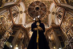 Imagen de Nuestro Padre Jesus del Rescate en la Iglesia de la Magdalena, en Granada (Spain)).jpg
