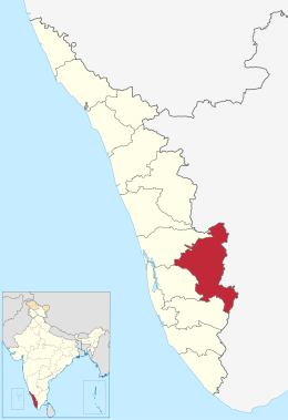 Indie Kerala Idukki district.svg