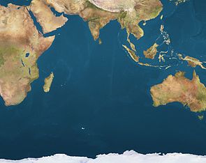 XCH está localizado em: Oceano Índico
