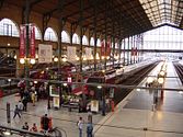 Gare du Nord sett inifrån