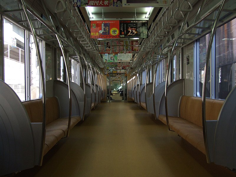 File:Inside of Tokyo Metro 10000.jpg