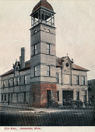 <span class="mw-page-title-main">Ironwood City Hall</span> United States historic place